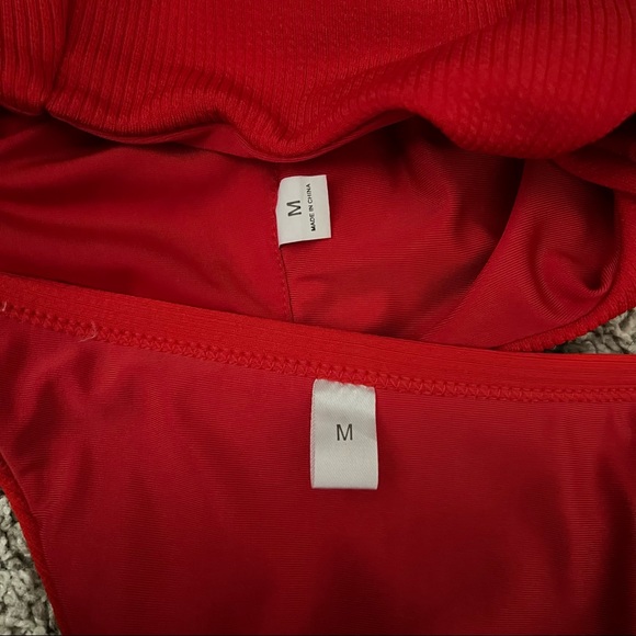 Knot Front Ribbed Bikini - Picture 7 of 7